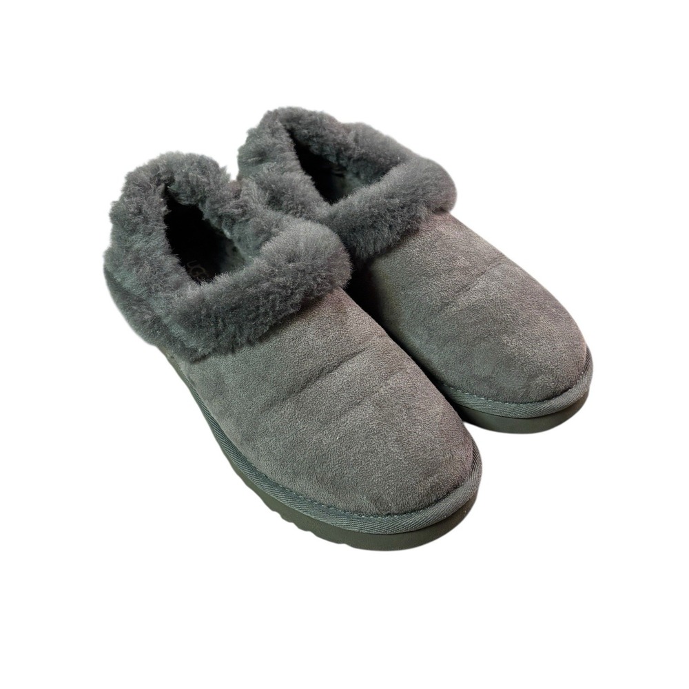 UGG Nita Genuine Shearling Slipper Women's 9 Gray